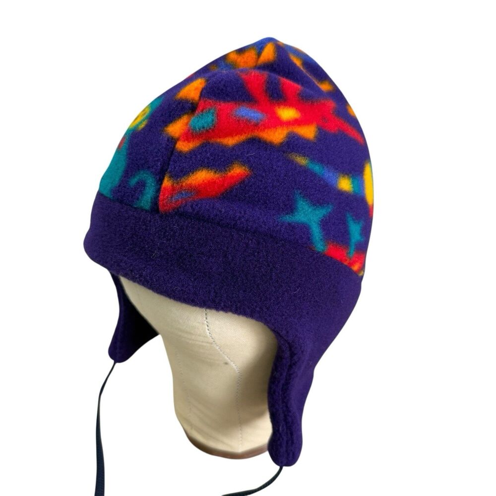 NEW Chuck Roast Mountainwear USA Fleece Zoo Print Kids Hat Medium Beanie